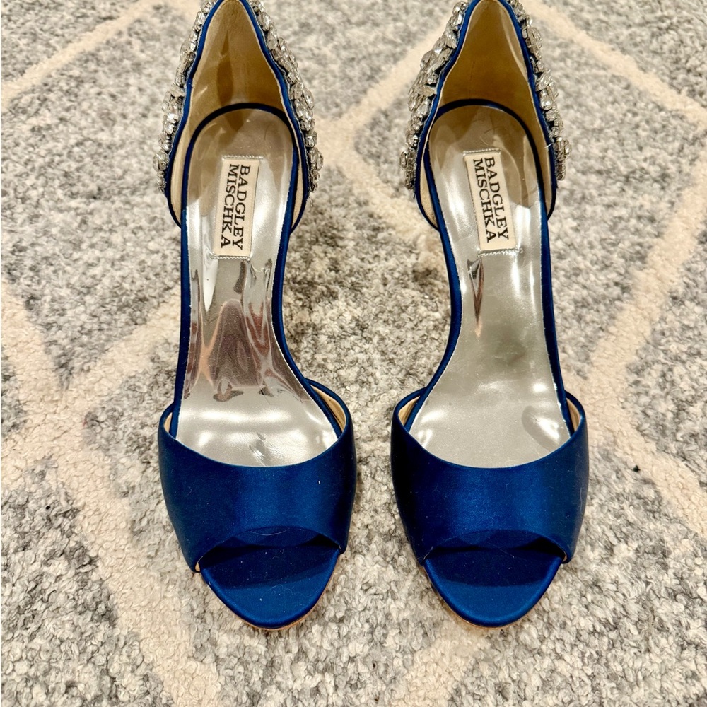 BADGLEY MISCHKA Celeste Embellished Stiletto Size 7.5